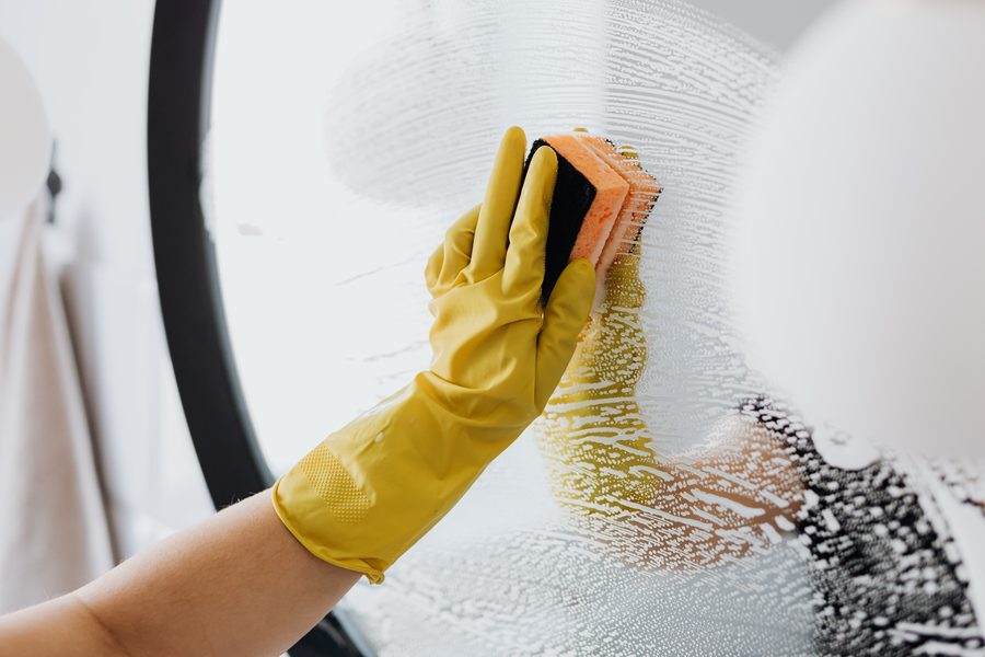 Glass and mirror cleaning service in Hyderabad